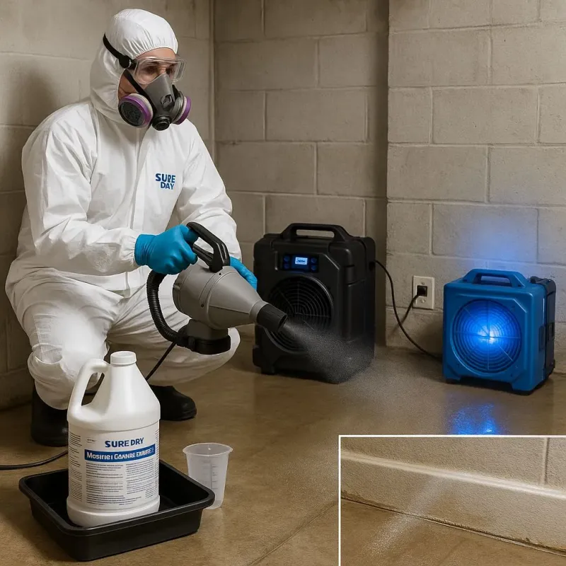 Sanitization and Odor Removal process in Mason, OH