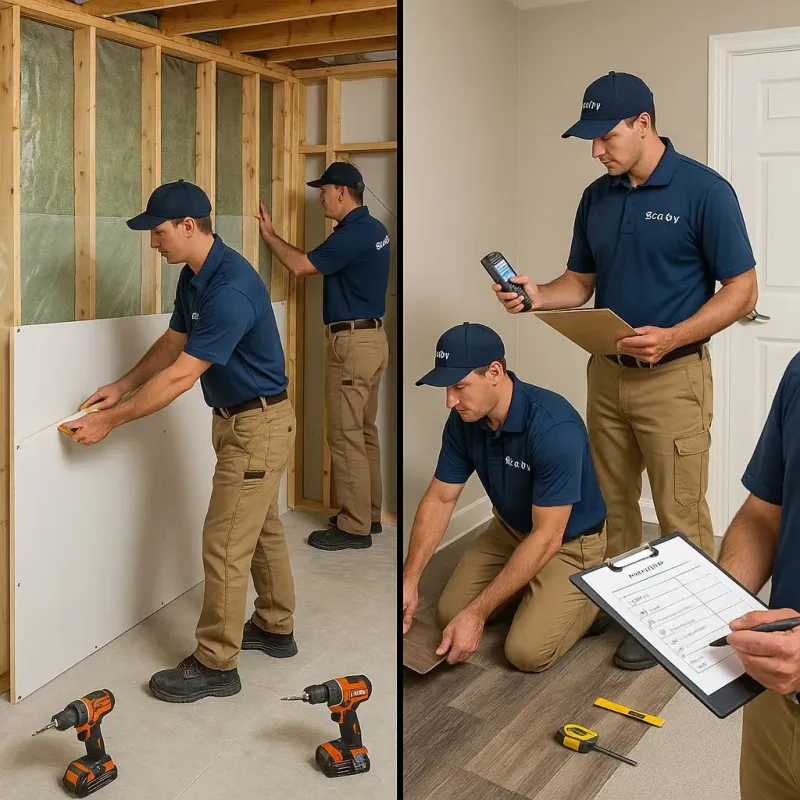 Repairs and Reconstruction process in Mason, OH